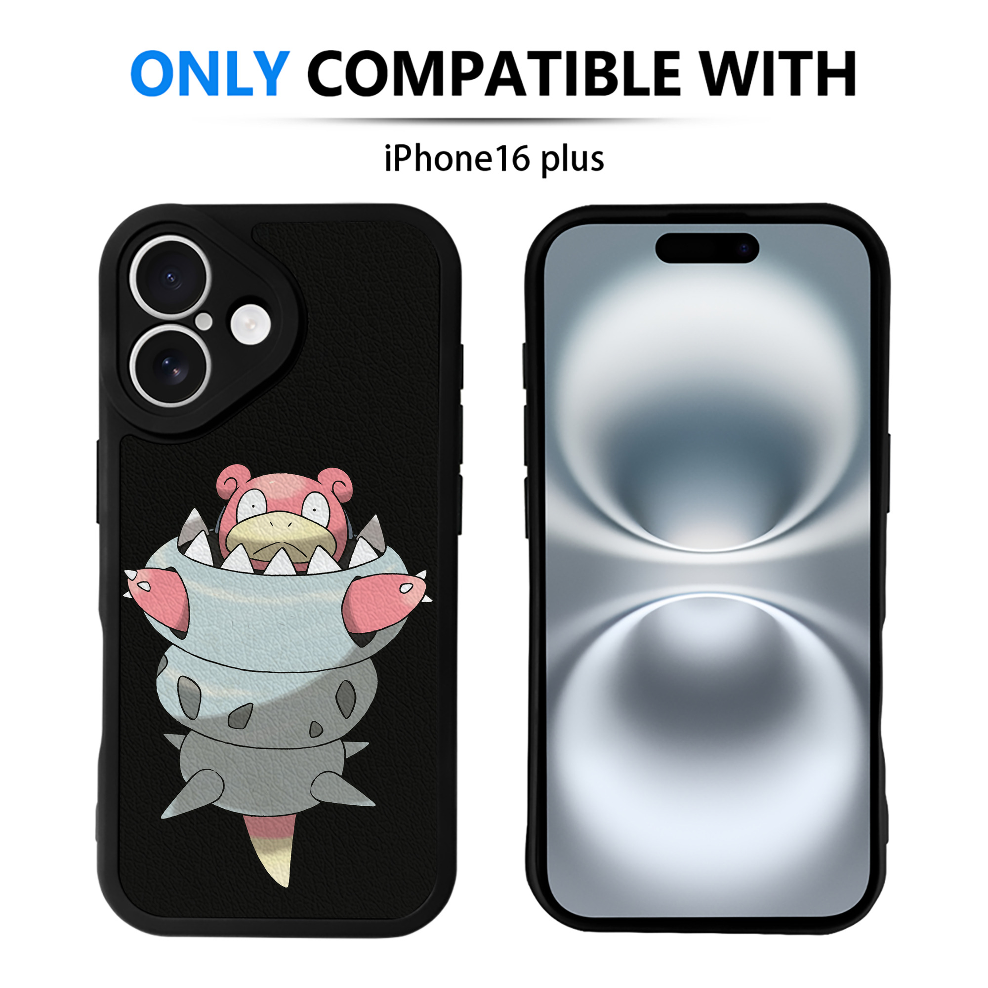 （画像用） ポケットモンスター Pokémon 【iPhone 16シリーズ対応】シリコンスマホケース（レザー調） 材質：シリコン